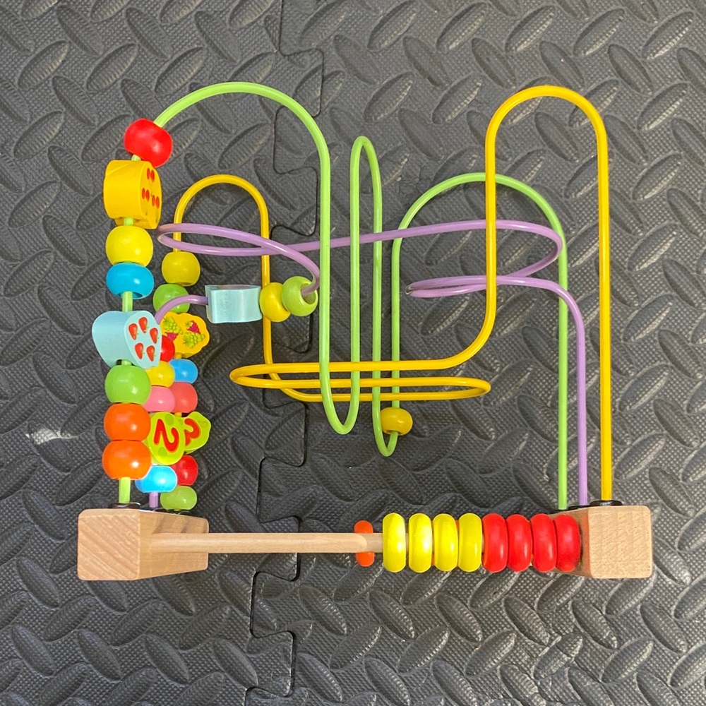 Colorful Bead Maze Activity Toy